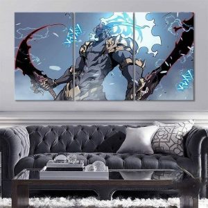 Solo Leveling Demon King Baran Wall Art No Frame / S Official Solo Leveling Merch
