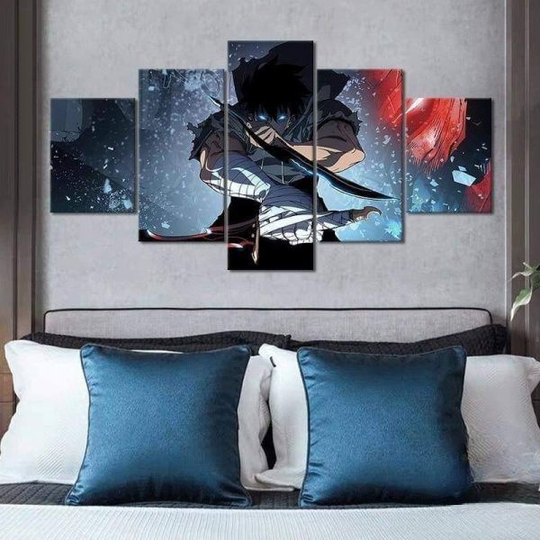 Solo Leveling S-Rank Hunter Sung Jin-woo Wall Art S Official Solo Leveling Merch