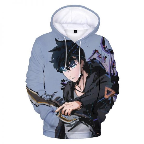 Solo Leveling Player Sung Jin Woo Hoodie XS Official Solo Leveling Merch