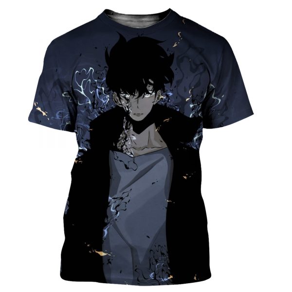 Solo Leveling Cool Sung Jin Woo T-Shirt XS Official Solo Leveling Merch