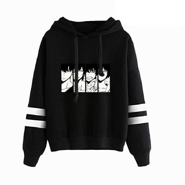 Solo Leveling Jin Woo Evolution Hoodie Black / XS Official Solo Leveling Merch