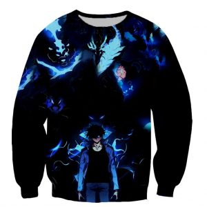 Solo Leveling Full Print Sweater Custom XS Official Solo Leveling Merch