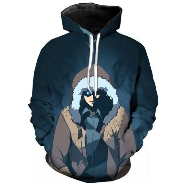Solo Leveling Jin Woo Rage Hoodie S Official Solo Leveling Merch