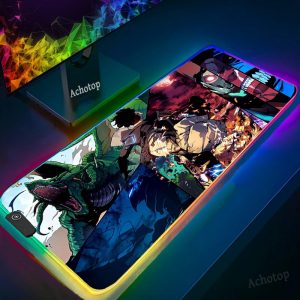 800x300 Gaming Mouse Pad XXL Solo Leveling Computer Mousepad RGB Mouse Pad Gamer Mouse Carpet Mause - Solo Leveling Merch Store