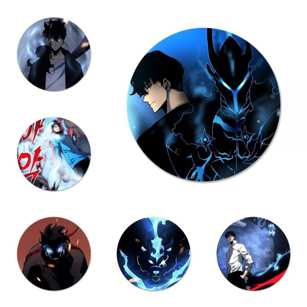 Anime solo leveling Badge Brooch Pin Accessories For Clothes Backpack Decoration gift - Solo Leveling Merch Store