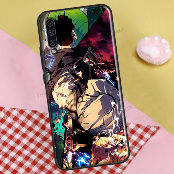 Anime solo leveling Case For Samsung A02S A20S A10S A20e A21S A50 A70 A31 A51 A71 - Solo Leveling Merch Store