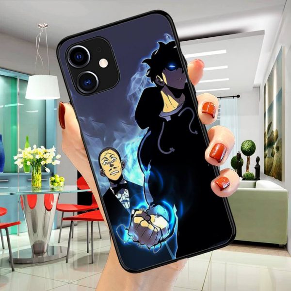 Japan Anime Solo Leveling Phone Case for iPhone 11 12 Pro mini pro XS MAX 8 - Solo Leveling Merch Store