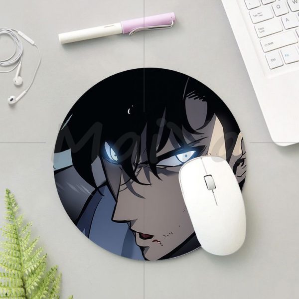 MaiYa solo leveling Silicone round mouse Pad to Mouse Game computer desk mat for gaming - Solo Leveling Merch Store