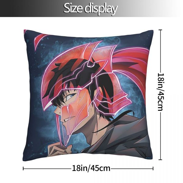 Solo Leveling Armour pillowcase printed cushion cover sofa waist pillow pillow cover 4 - Solo Leveling Merch Store