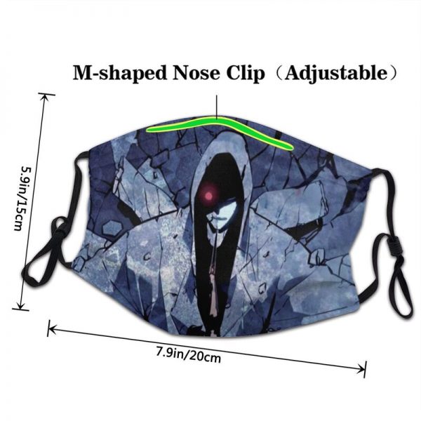 Solo Leveling Breathable Men Mouth Face Mask Korean Manga Anti Dust Haze Protection Cover Respirator Mouth 2 - Solo Leveling Merch Store