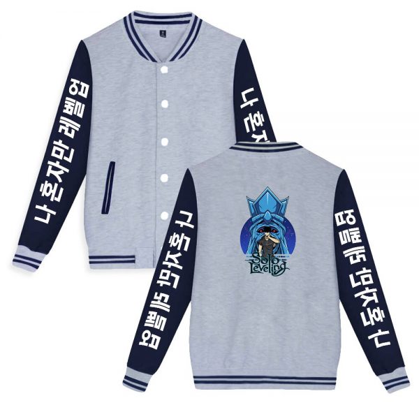 Solo Leveling Tracksuit Baseball Jacket Sweatshirt Women Men s Jacket Harajuku Streetwear Korean Manga Fashion Clothes 4 - Solo Leveling Merch Store