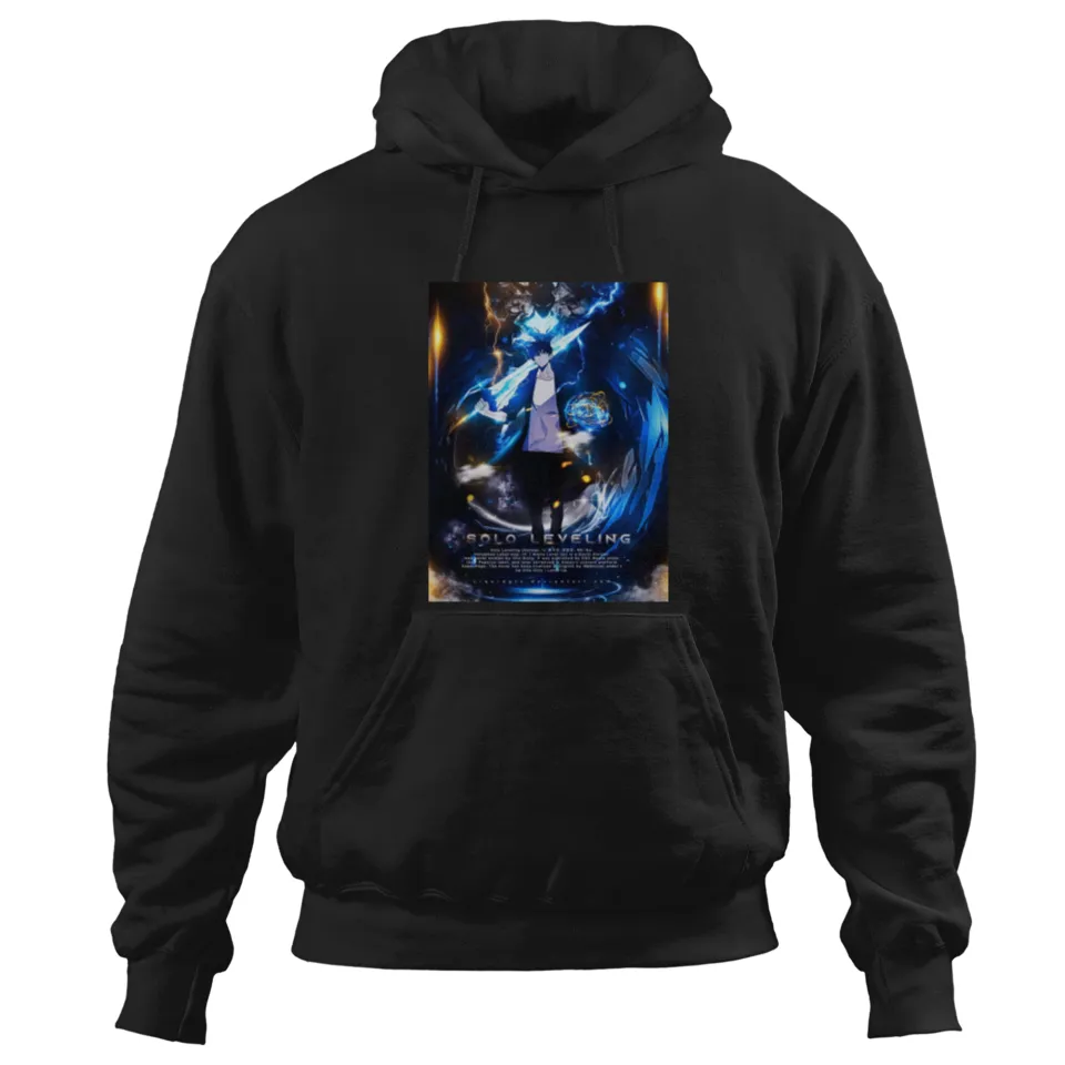 Solo Leveling Hoodies - Classic Design Sung Jin Woo Hoodies