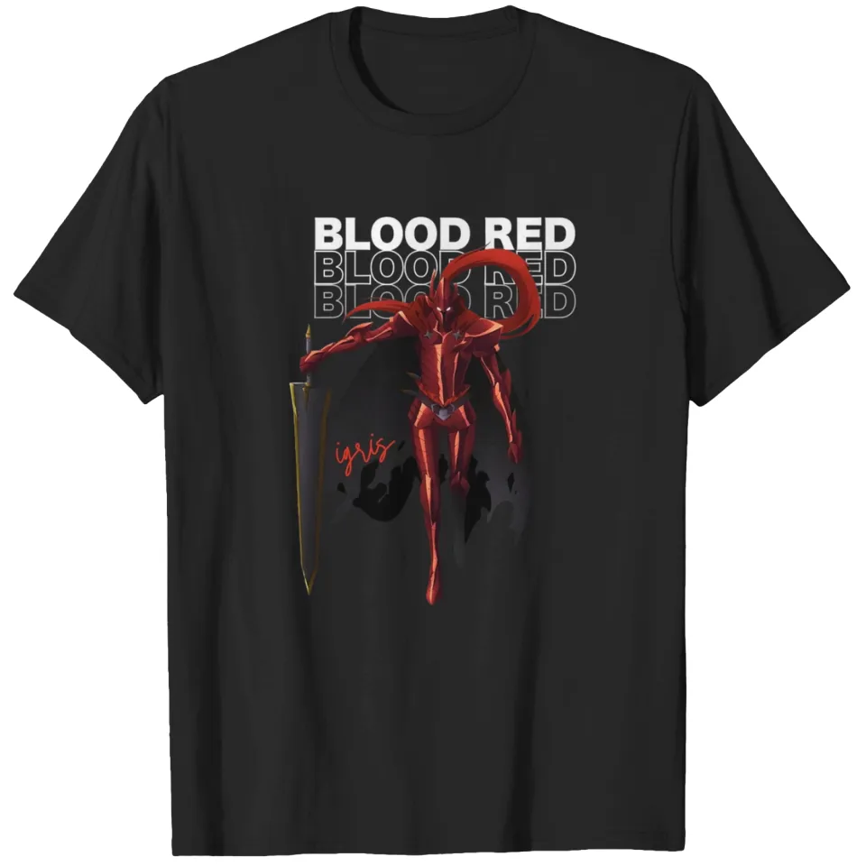 Solo Leveling T-shirts - BLOOD RED Graphic Design T-shirts