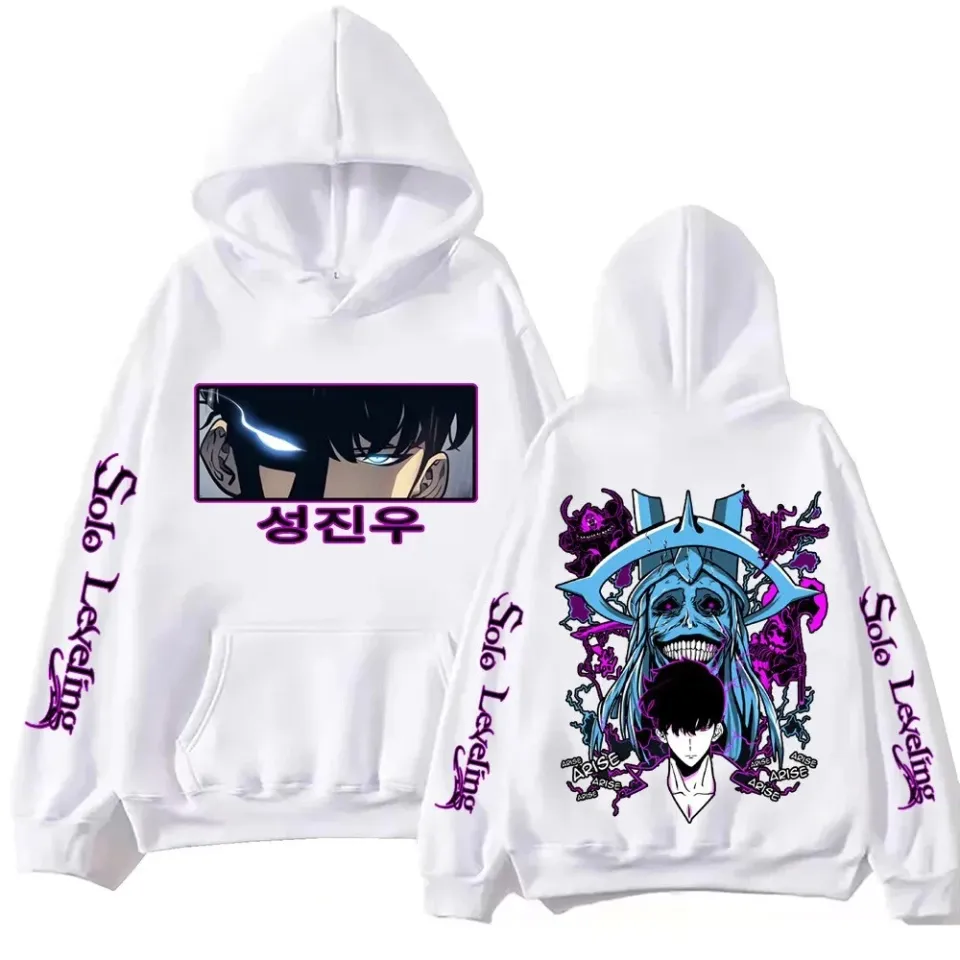 Solo Leveling Hoodies – Solo Leveling 3D Graphic Pullover Hoodies